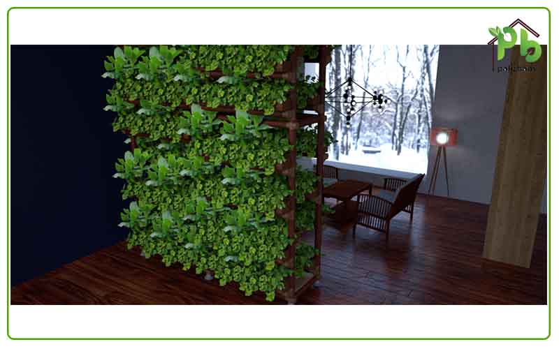 green wall indoor