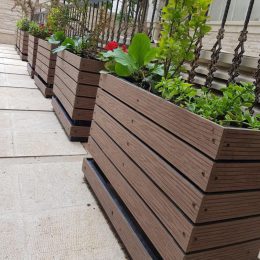 فلاور باکس چوبی پالیزبام